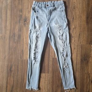 Ankle Cropped Skinny Jeans